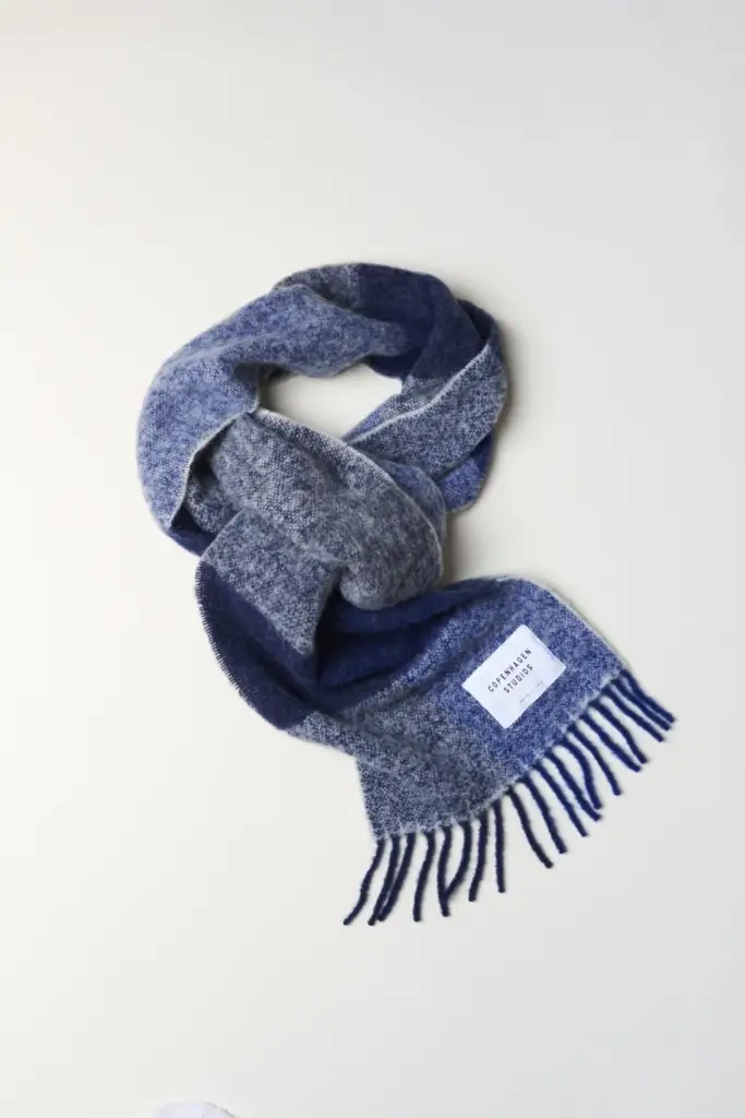 Studio Copenhagen CPH SHAWL 4 wool mix royal blue Exklusive Angebote