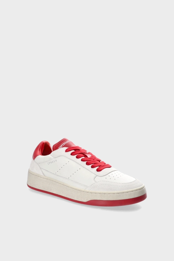 Studio Copenhagen CPH27M leather mix white/red Preisnachlass