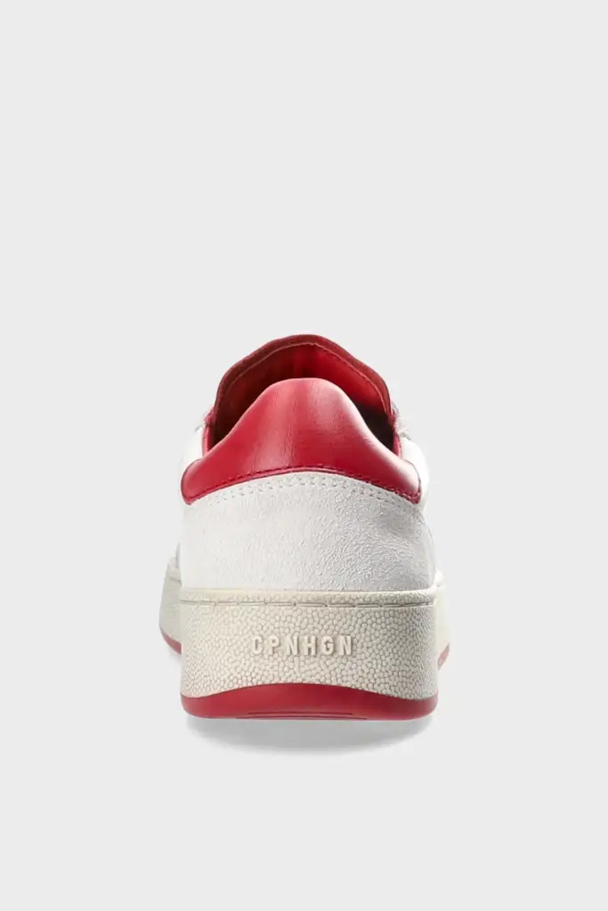 Studio Copenhagen CPH27M leather mix white/red Preisnachlass