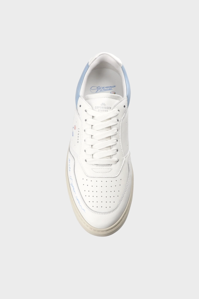Studio Copenhagen CPH MELBOURNE M leather white/light blue Saisonschlussverkauf
