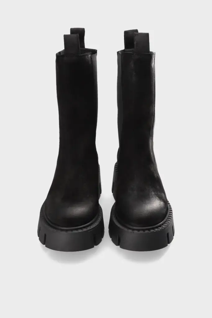 Studio Copenhagen CPH139 waxed suede black Kostenlose Rückgabe