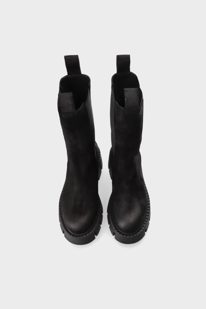Studio Copenhagen CPH139 waxed suede black Kostenlose Rückgabe