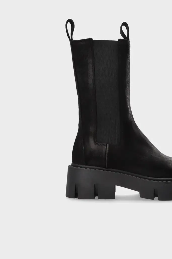 Studio Copenhagen CPH139 waxed suede black Kostenlose Rückgabe