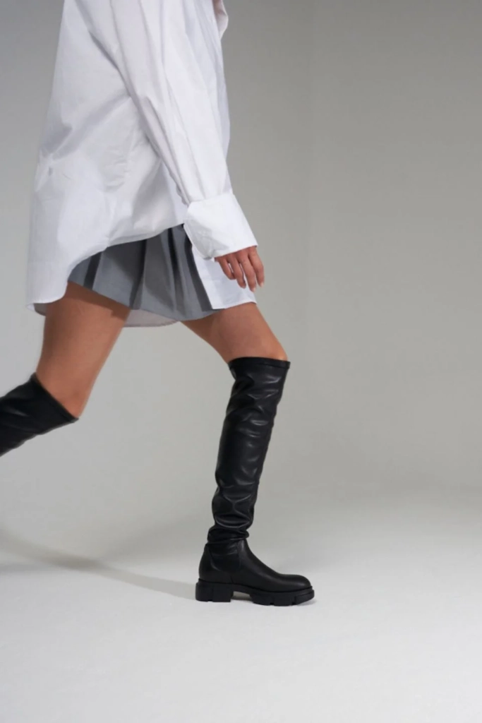 Studio Copenhagen CPH544 vitello/vegan stretch black Clearance-Verkauf