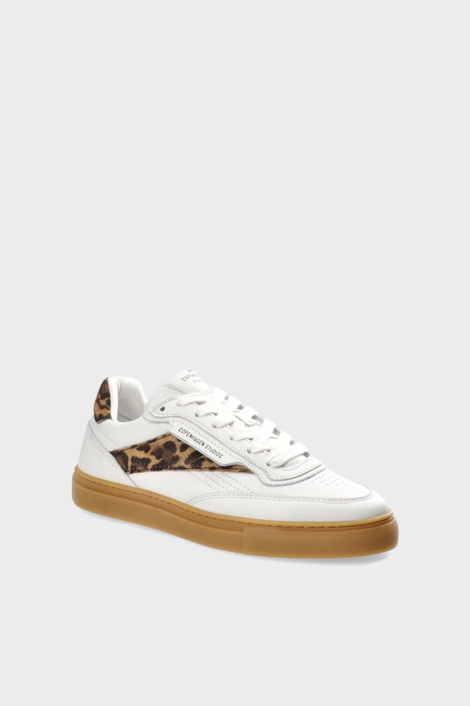 Studio Copenhagen CPH90 leather mix white/leo Letzter Tag