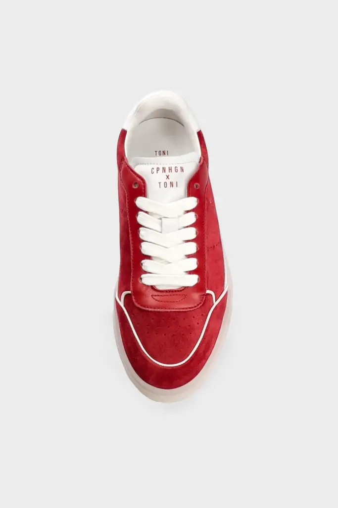 Studio Copenhagen CPH253 x Toni Garrn leather mix red/white Zeitbegrenzte Promotion