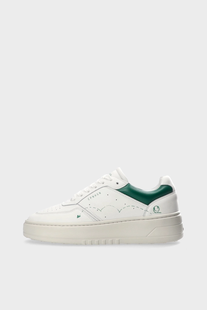Studio Copenhagen CPH LONDON leather white/green Bis zu 60% Rabatt
