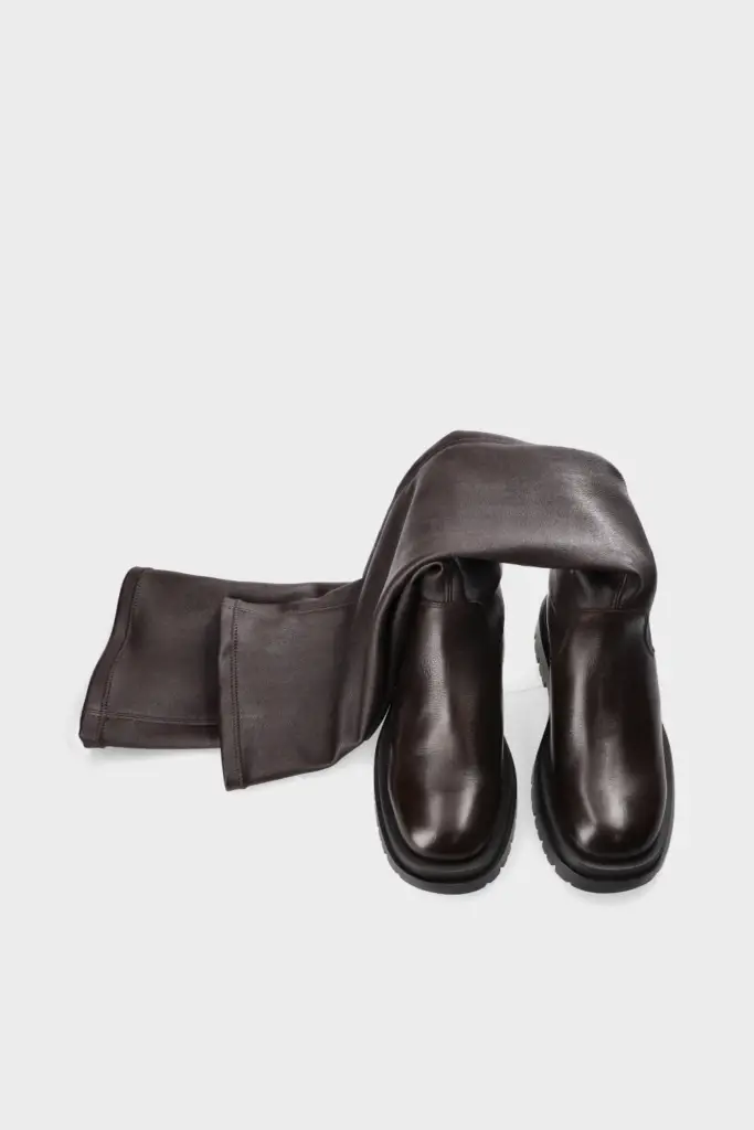 Studio Copenhagen CPH1005 leather/vegan stretch dark brown Sonderangebot der Fabrik
