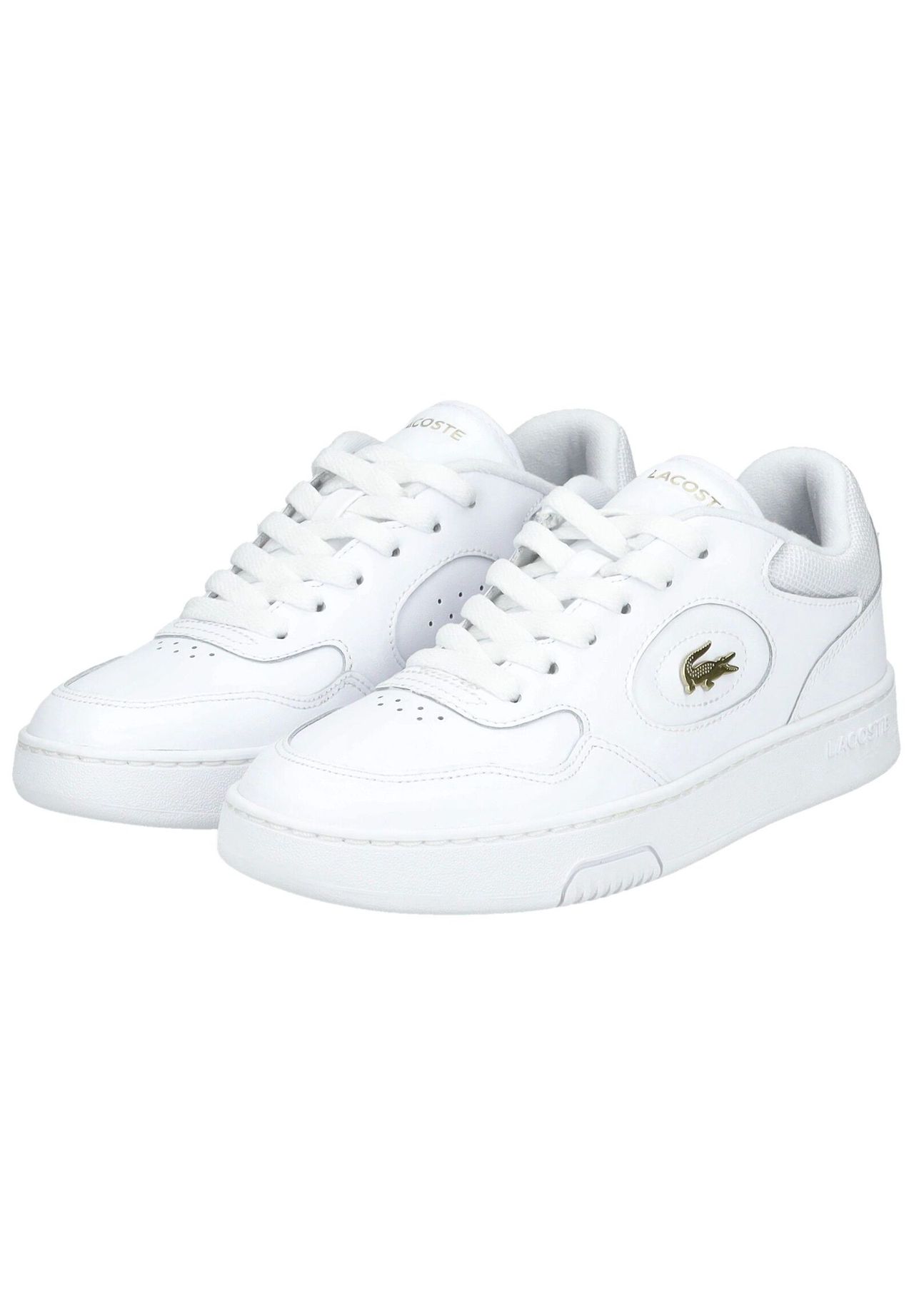 LACOSTE Leder/Textil Sneaker Tiefpreis