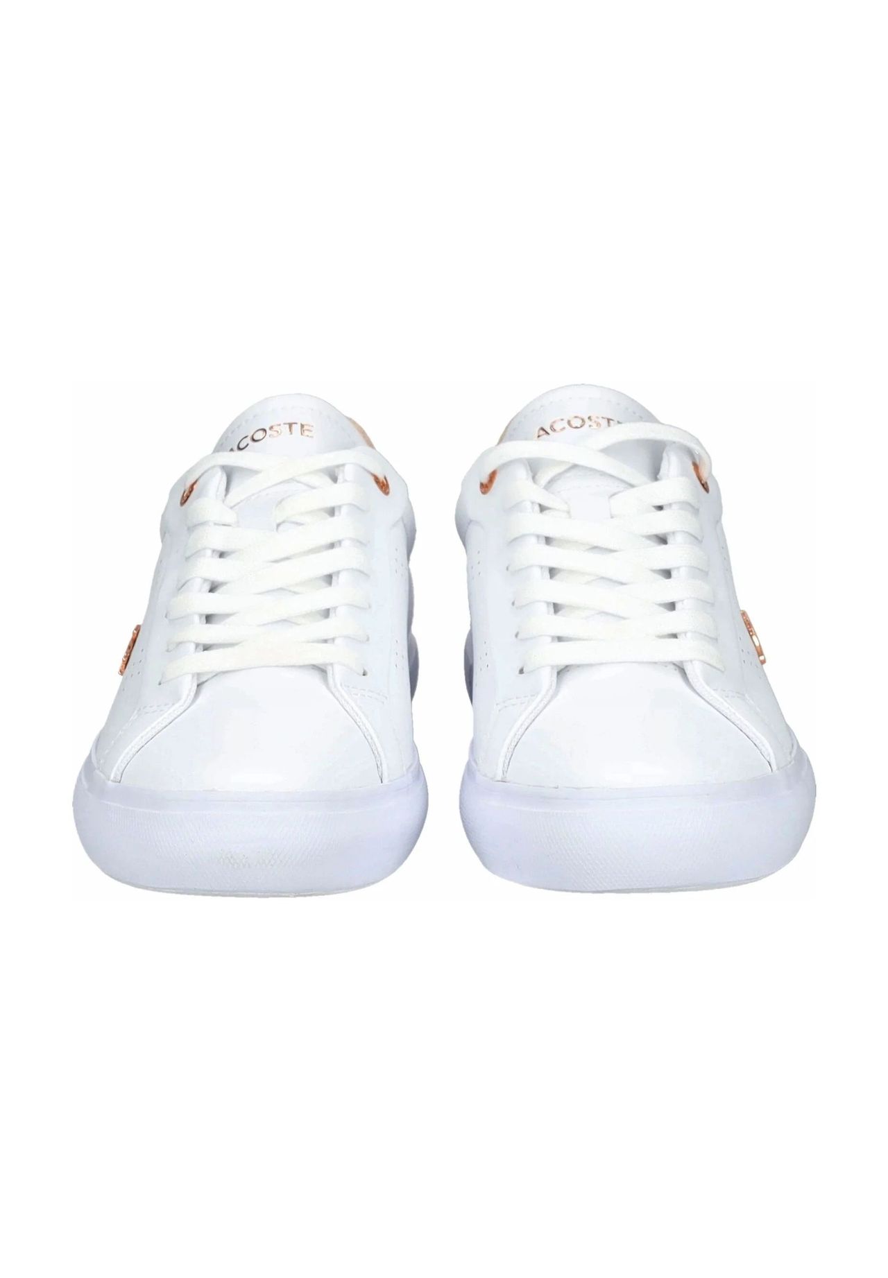 LACOSTE Sneaker Leder Logo-Emblem für Damen Letzter Tag