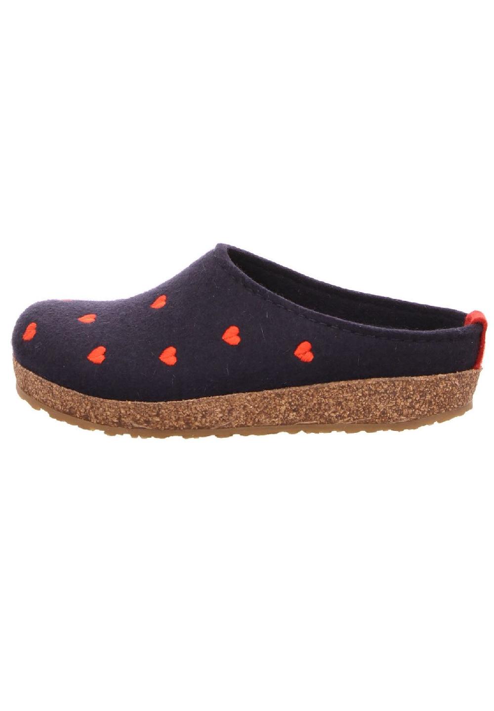 HAFLINGER Pantolette Grizzly Cuoricini Im Verkauf