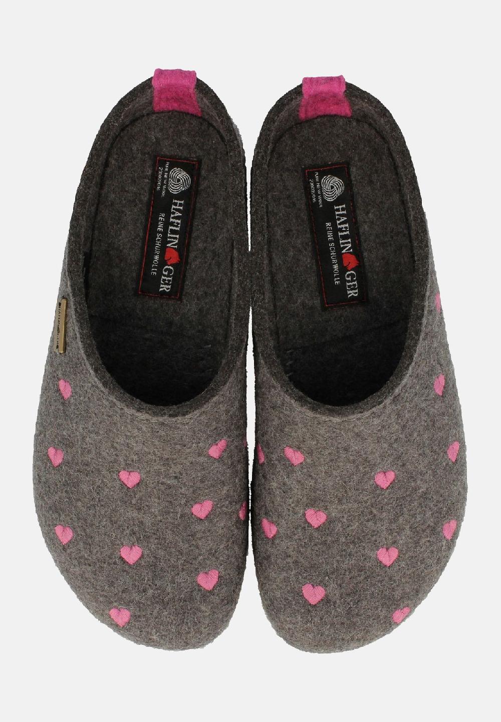 HAFLINGER Clogs Grizzly Cuoricini zollfrei