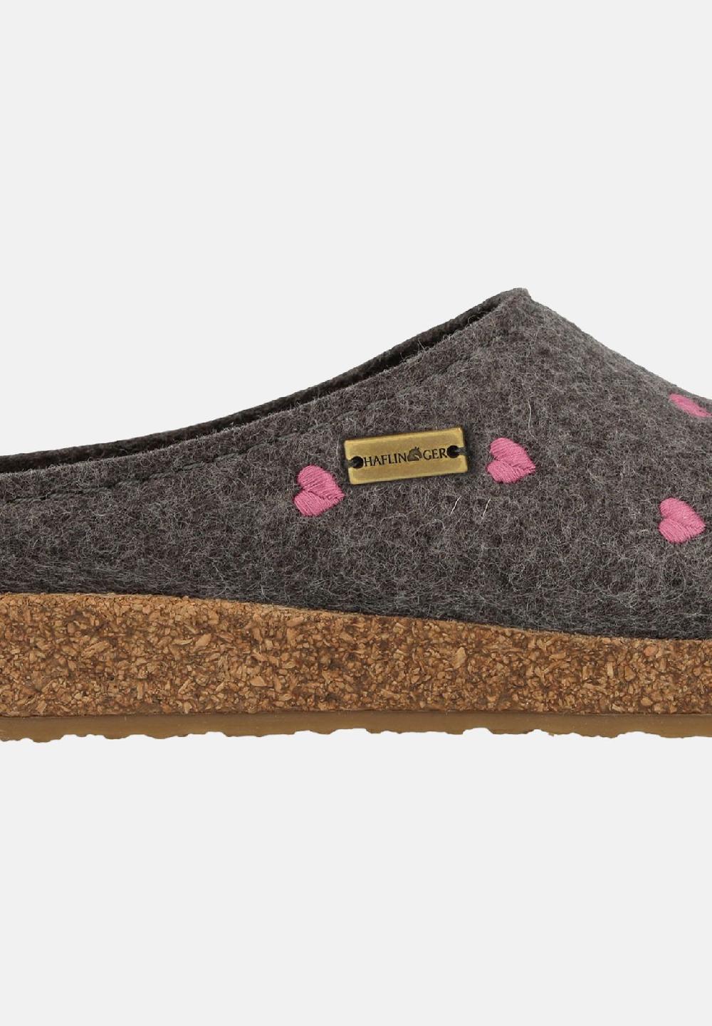 HAFLINGER Clogs Grizzly Cuoricini zollfrei