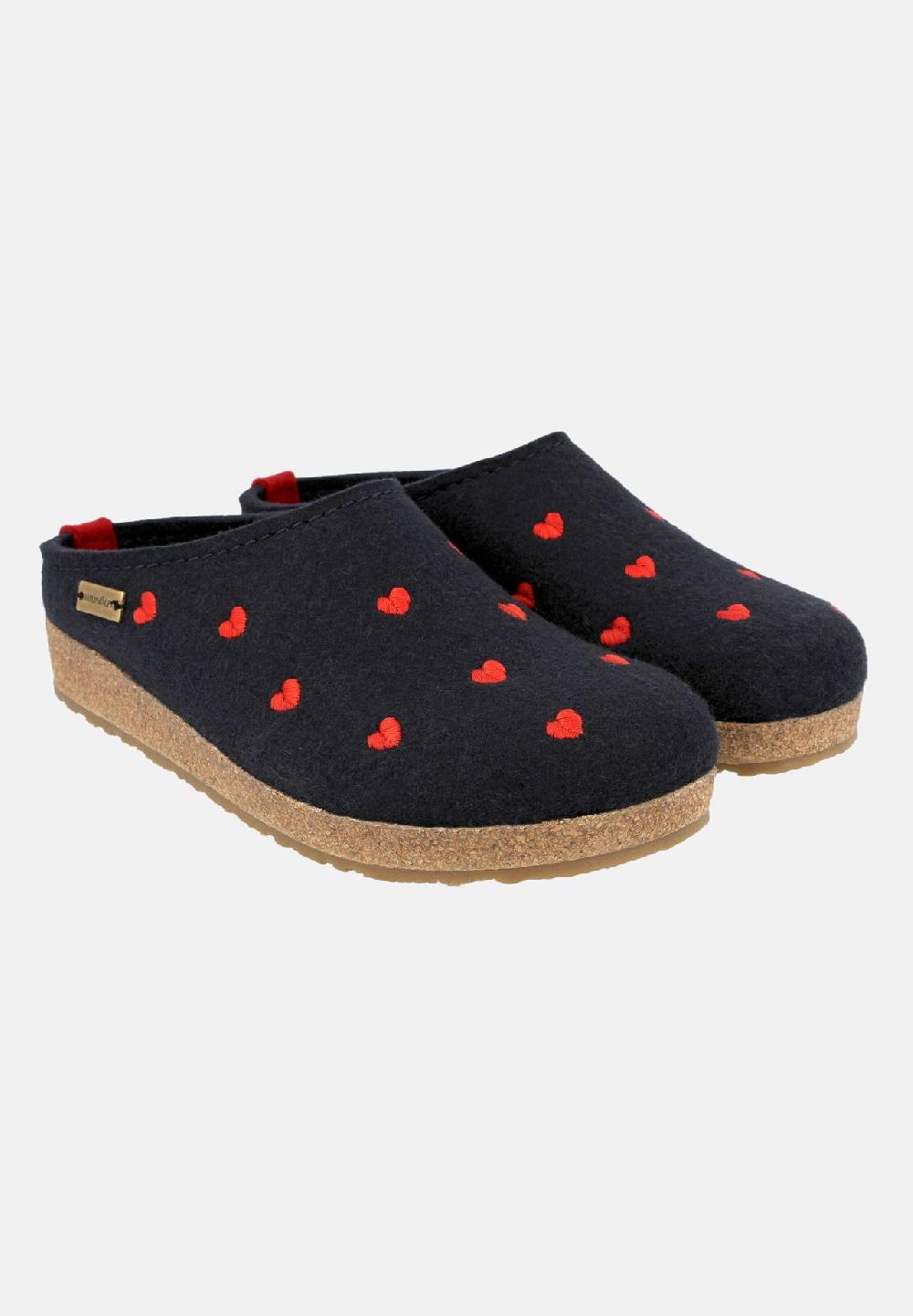 HAFLINGER Clogs Grizzly Cuoricini 50% Rabatt für begrenzte Zeit