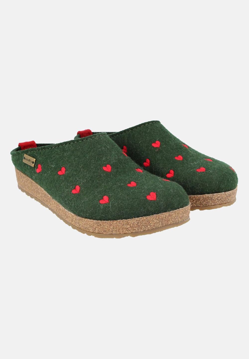 HAFLINGER Clogs Grizzly Cuoricini Rabatte dieses Monats
