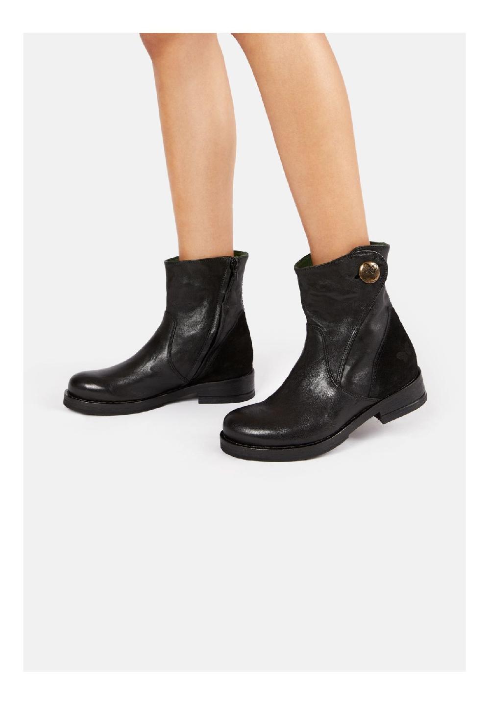 Felmini Leder Stiefelette Super Sparpreis