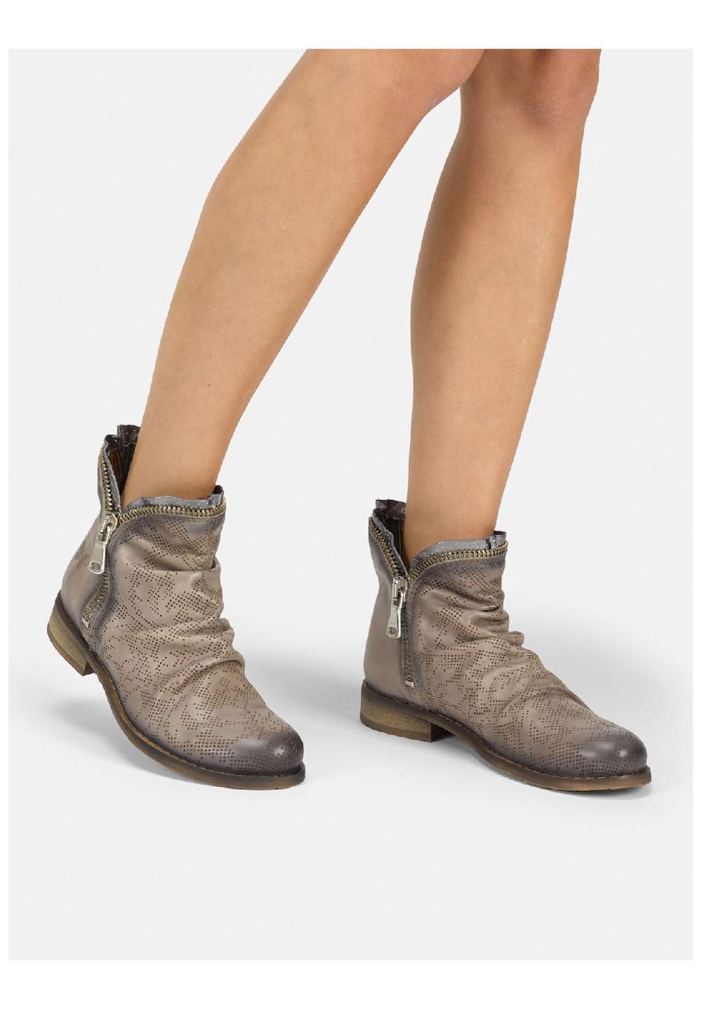Felmini Leder Stiefelette Begrenzte Freigabe
