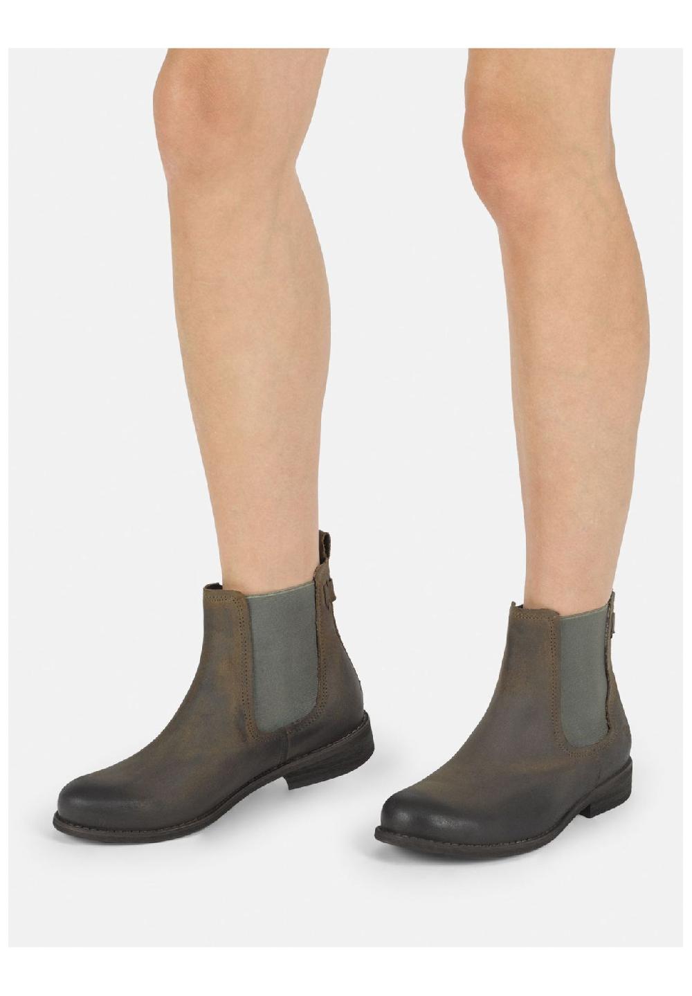 Felmini Veloursleder/Textil Stiefelette Vierteljährliche Förderung