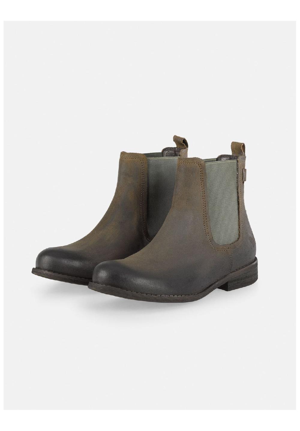 Felmini Veloursleder/Textil Stiefelette Vierteljährliche Förderung