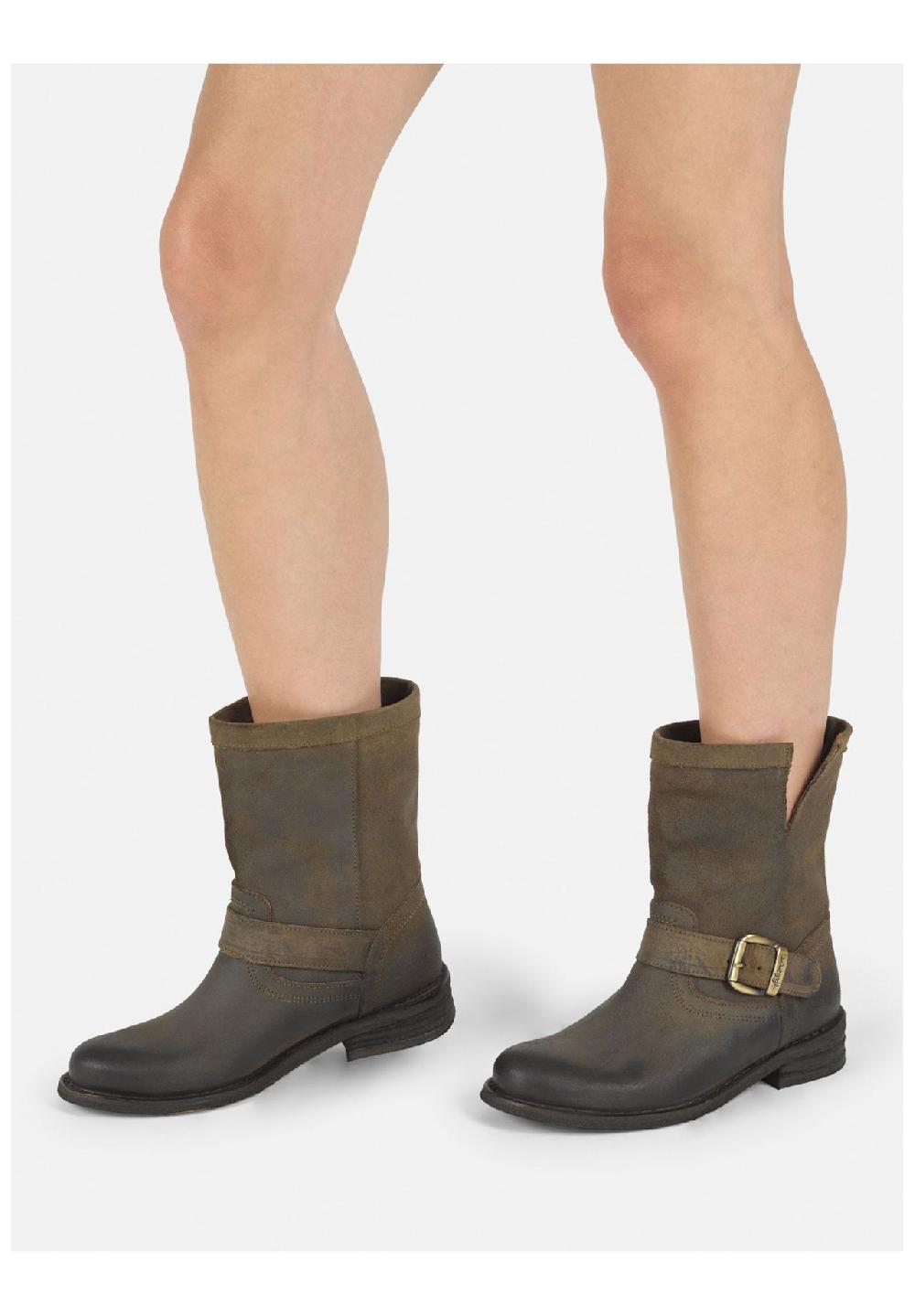 Felmini Leder Stiefelette Bis zu 55% Rabatt