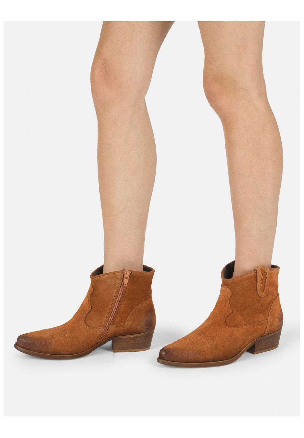 Felmini Veloursleder Stiefelette 50% Rabatt mit kostenlosem Versand