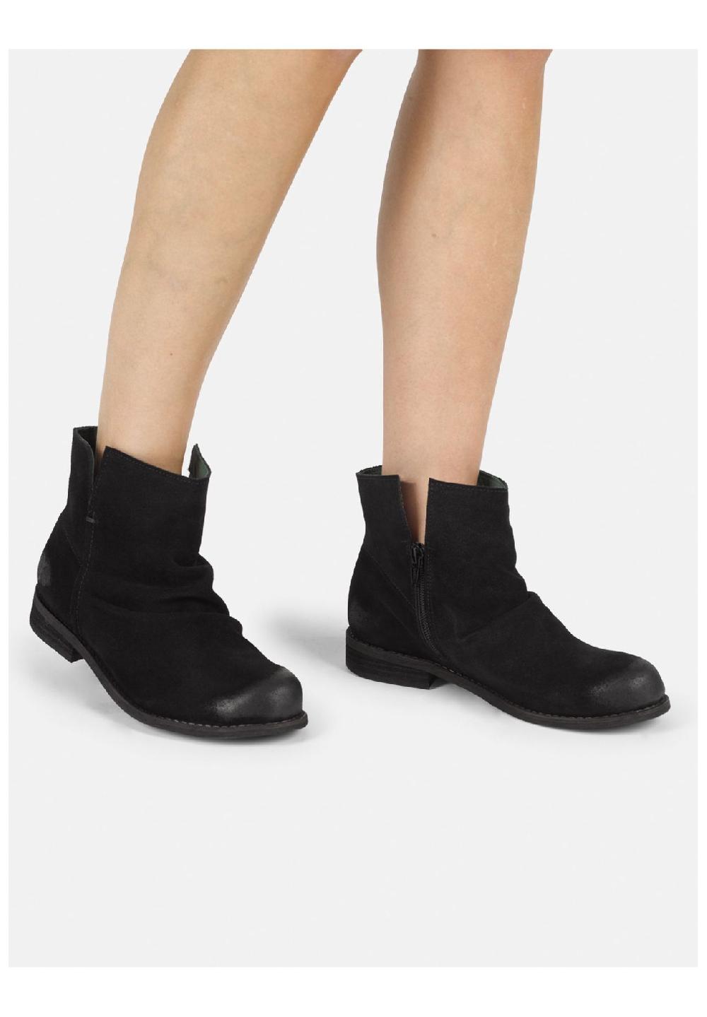 Felmini Veloursleder Stiefelette Speichern exportieren