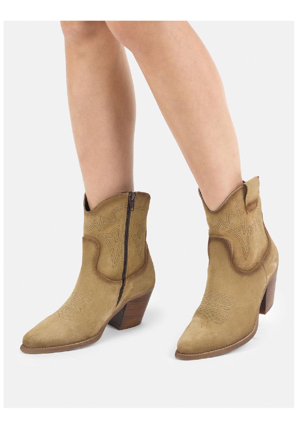 Felmini Veloursleder Stiefelette Angebote
