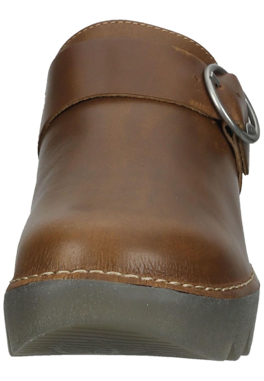 Fly London Leder Clogs Kostenloser Versand