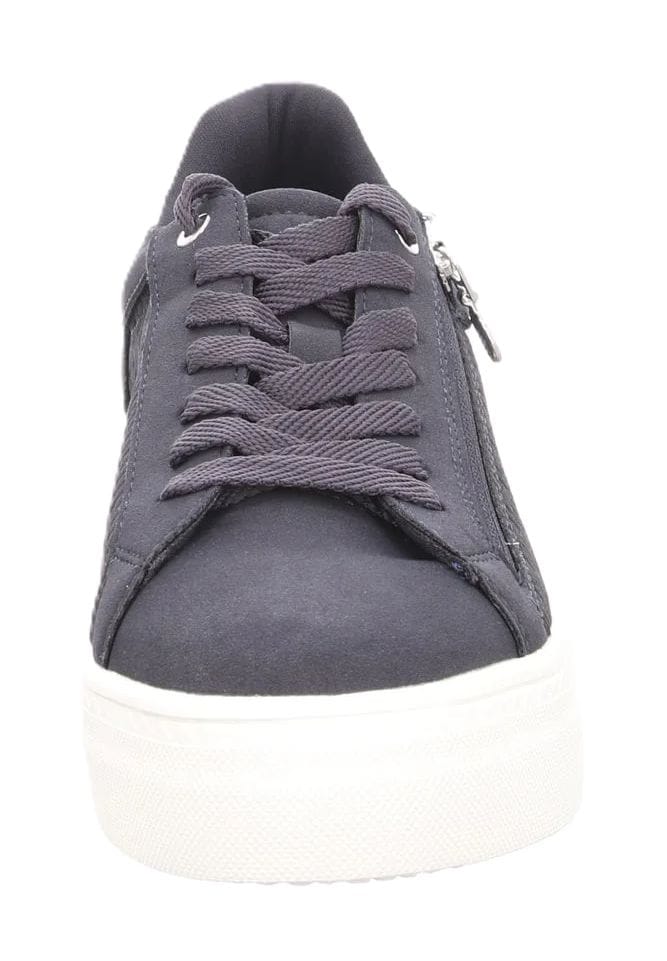 Tamaris Sneaker Lederoptik Reißverschluss für Damen 50% Rabatt für begrenzte Zeit
