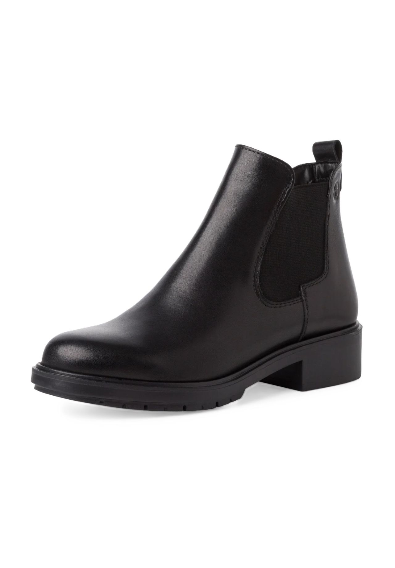 Tamaris Chelsea Boots Leder Zuglasche für Damen Bis zu 50% Rabatt