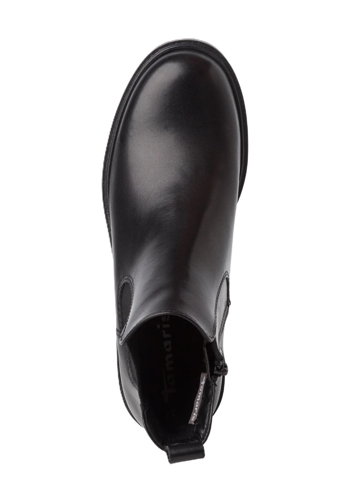 Tamaris Chelsea Boots Leder Zuglasche für Damen Bis zu 50% Rabatt