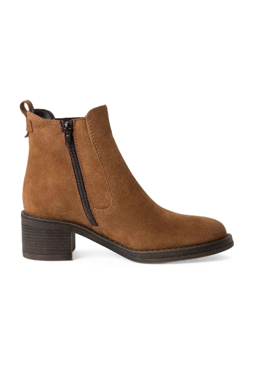 Tamaris Chelsea Boots Blockabsatz Zuglasche für Damen Bis zu 60% Rabatt