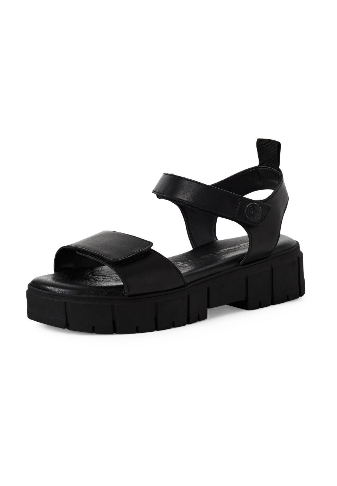 Tamaris Sandalen Leder Plateau für Damen 50% Rabatt mit kostenlosem Versand