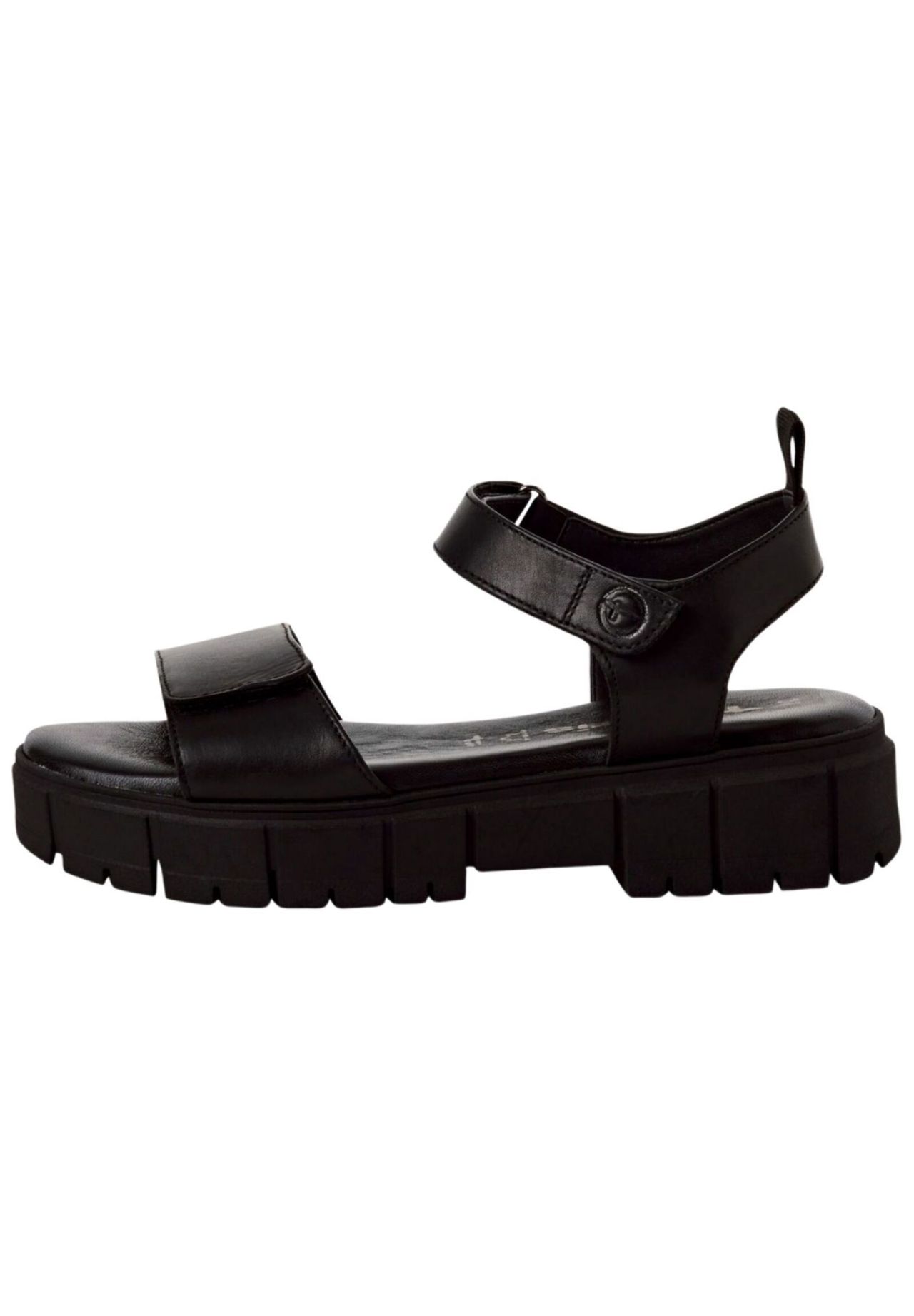 Tamaris Sandalen Leder Plateau für Damen 50% Rabatt mit kostenlosem Versand