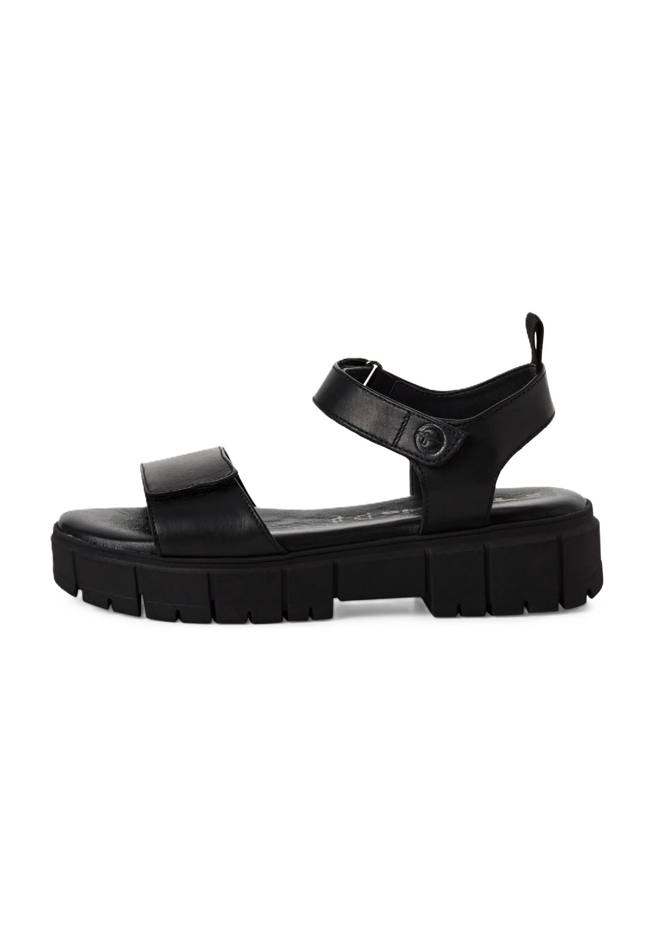 Tamaris Sandalen Leder Plateau für Damen 50% Rabatt mit kostenlosem Versand