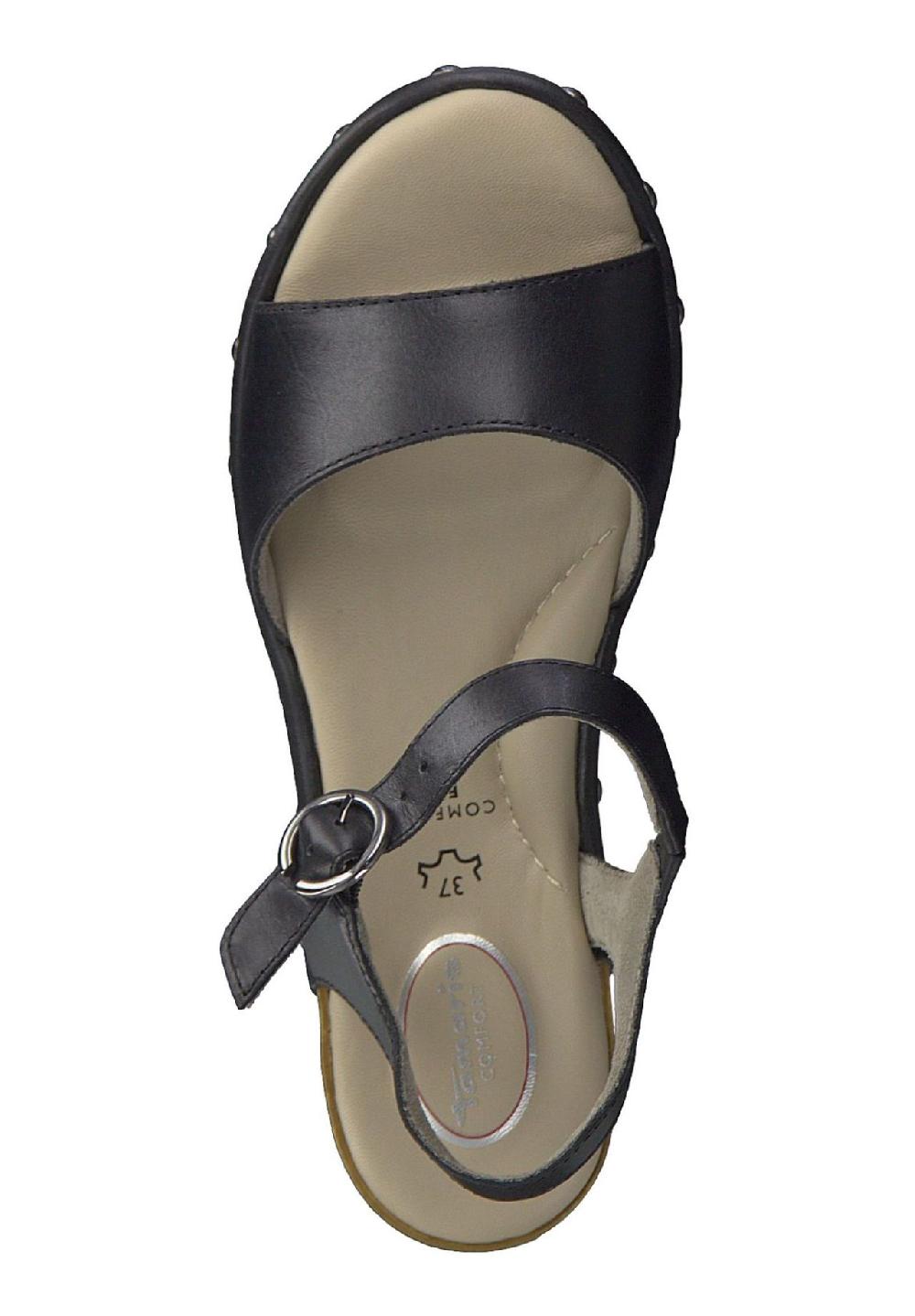 Tamaris Leder Sandalen Sonderangebot