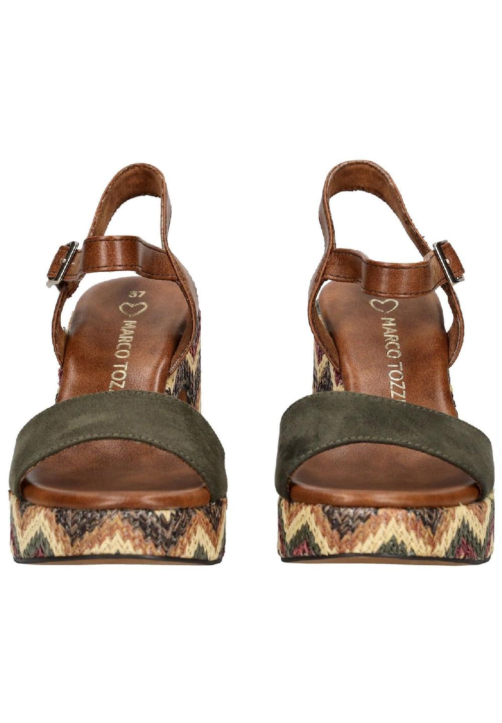 MARCO TOZZI® Lederimitat/Textil Sandalen Versandkostenfrei