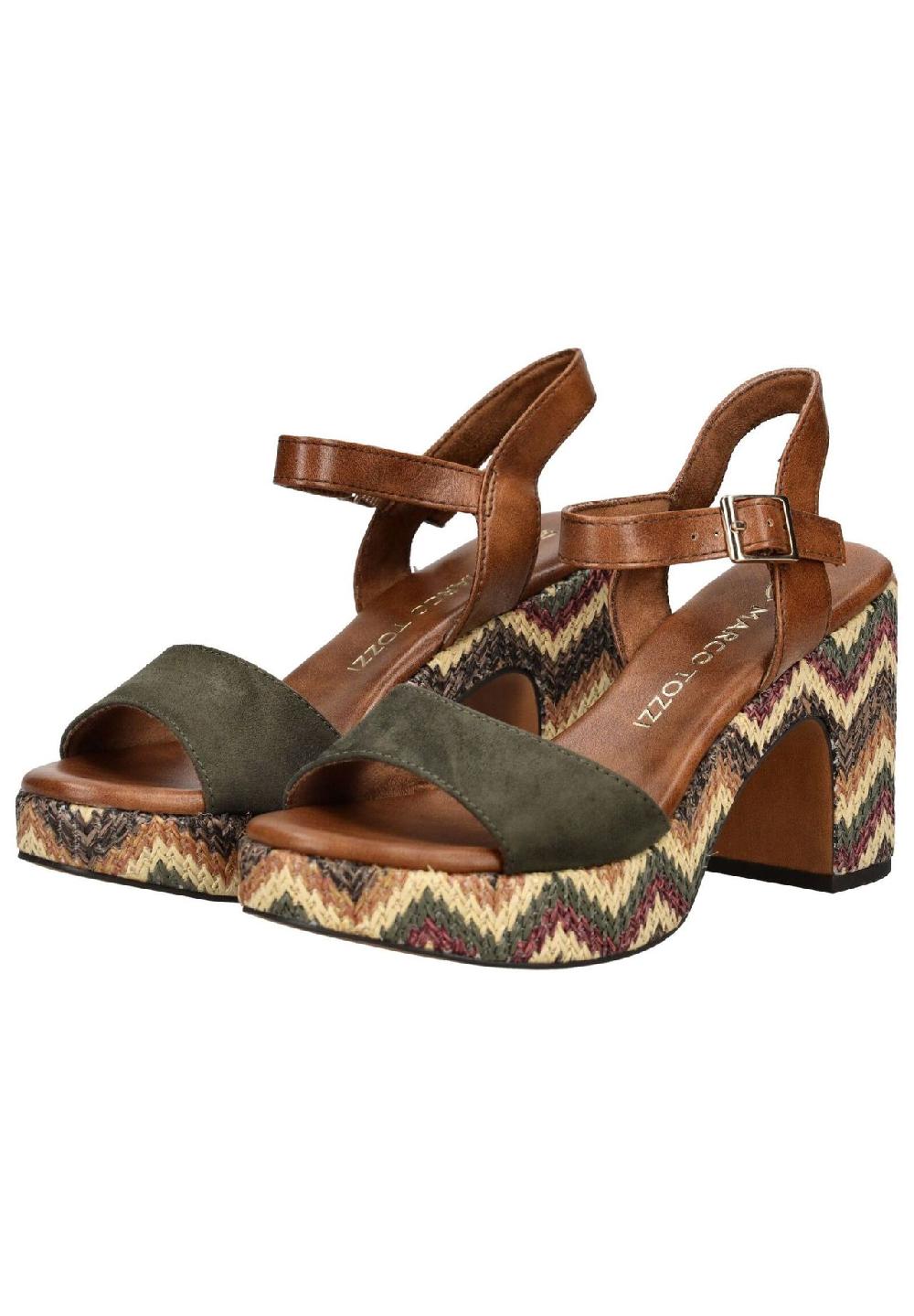 MARCO TOZZI® Lederimitat/Textil Sandalen Versandkostenfrei