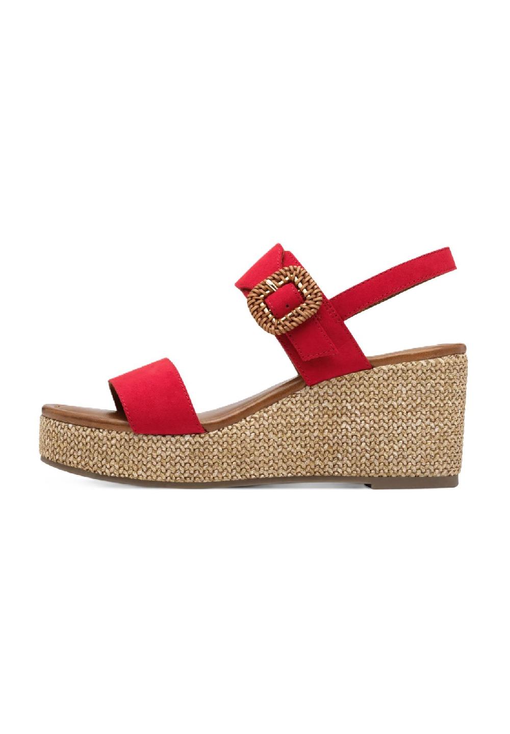 MARCO TOZZI® Sandalen Leder-Optik für Damen Flash Sale