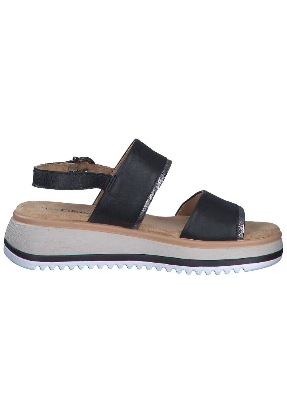 s.Oliver Leder Sandalen Cyber Monday