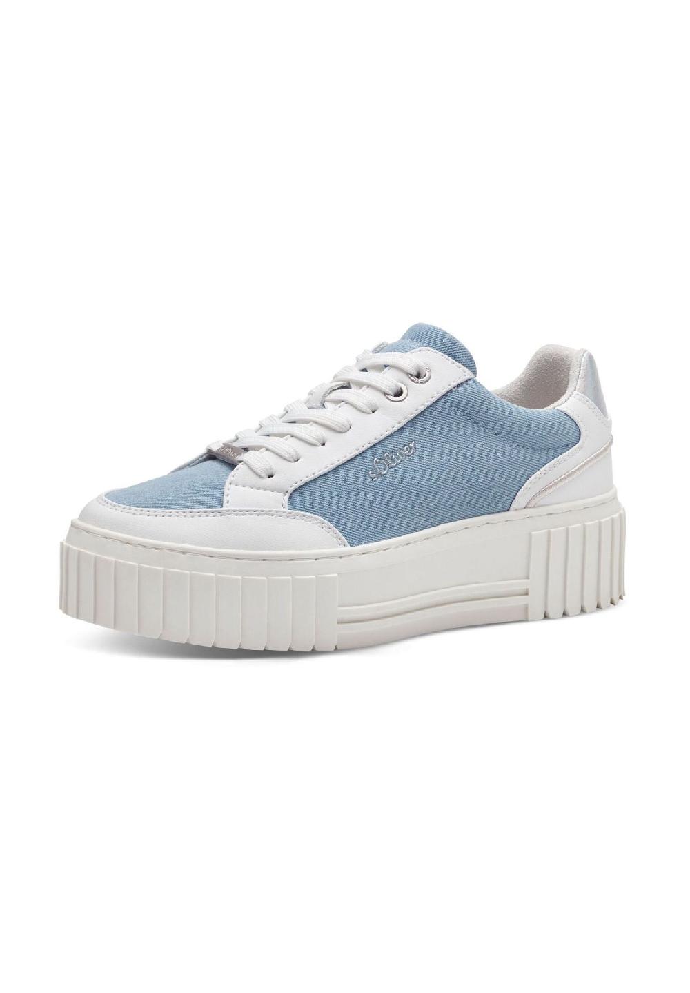 s.Oliver Lederimitat/Textil Sneaker