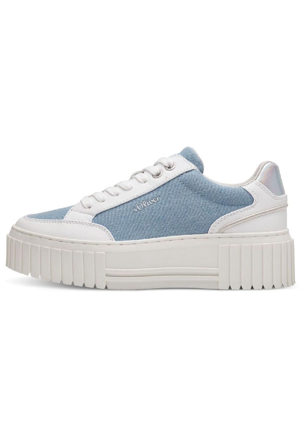 s.Oliver Lederimitat/Textil Sneaker Muttertagsangebot