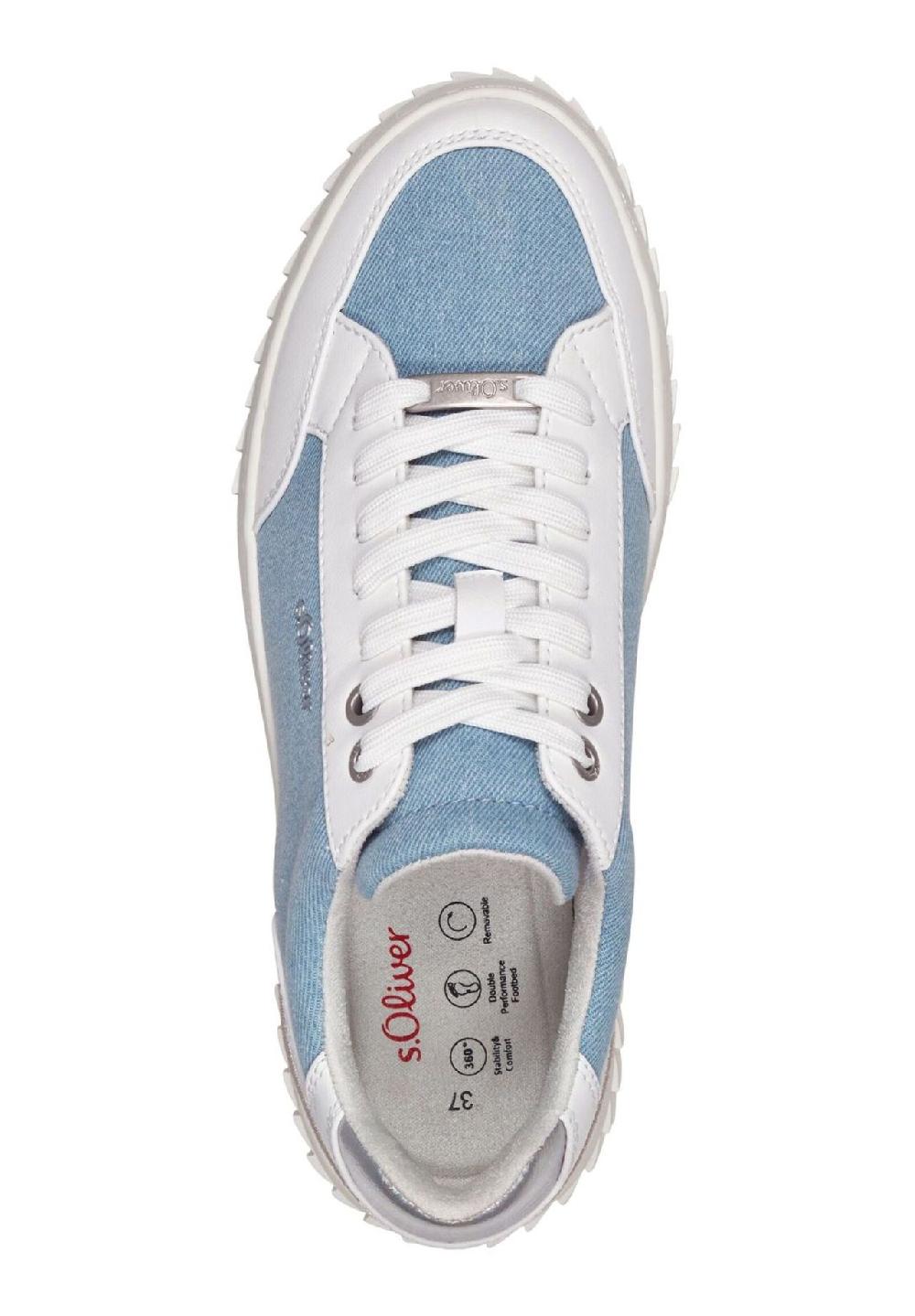 s.Oliver Lederimitat/Textil Sneaker Muttertagsangebot