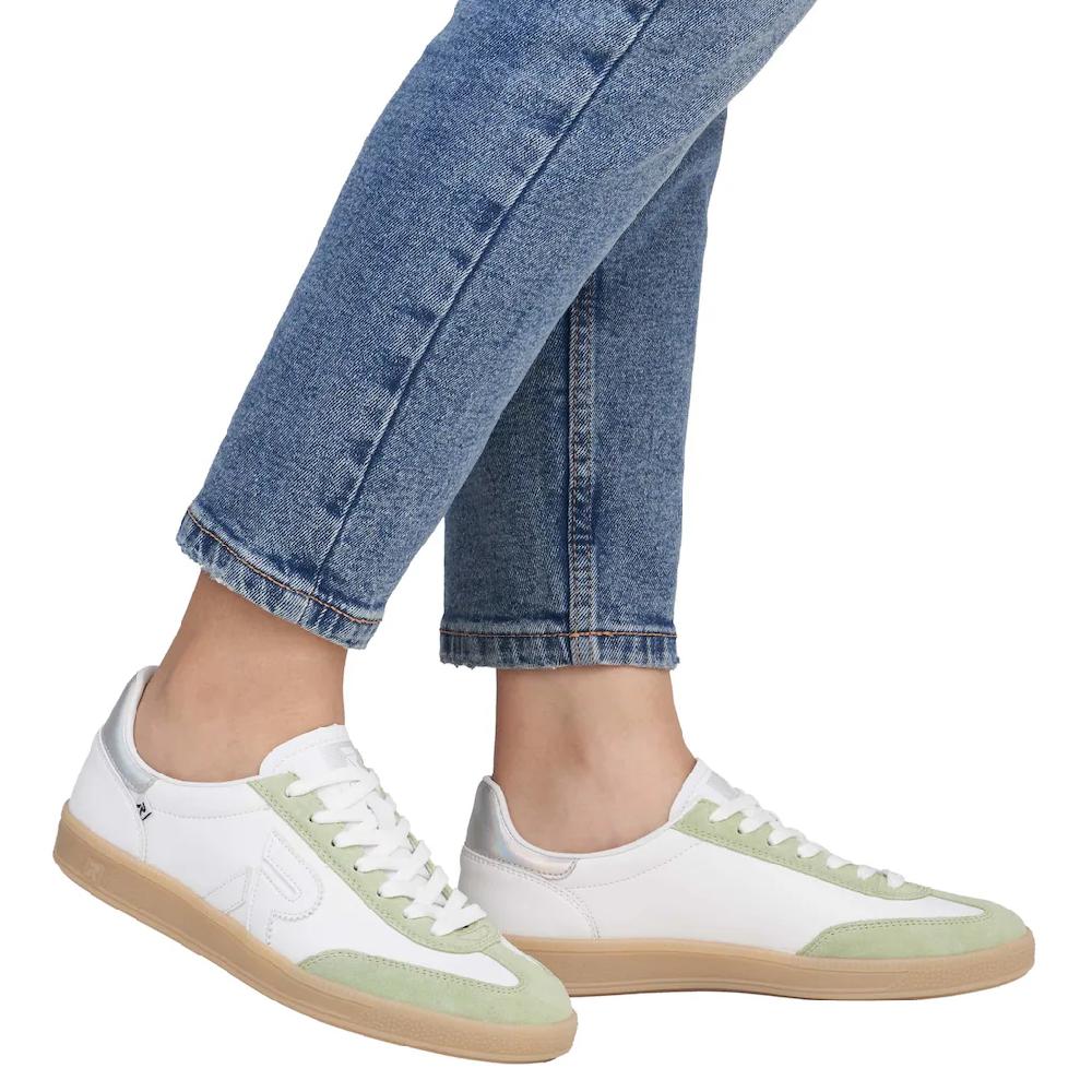 RIEKER Sport Sneaker »San Diego« Retro-Sneaker Freizeitschuh Halbschuh mit herausnehmbarem Fußbett ▷ für Letzte 2 Tage