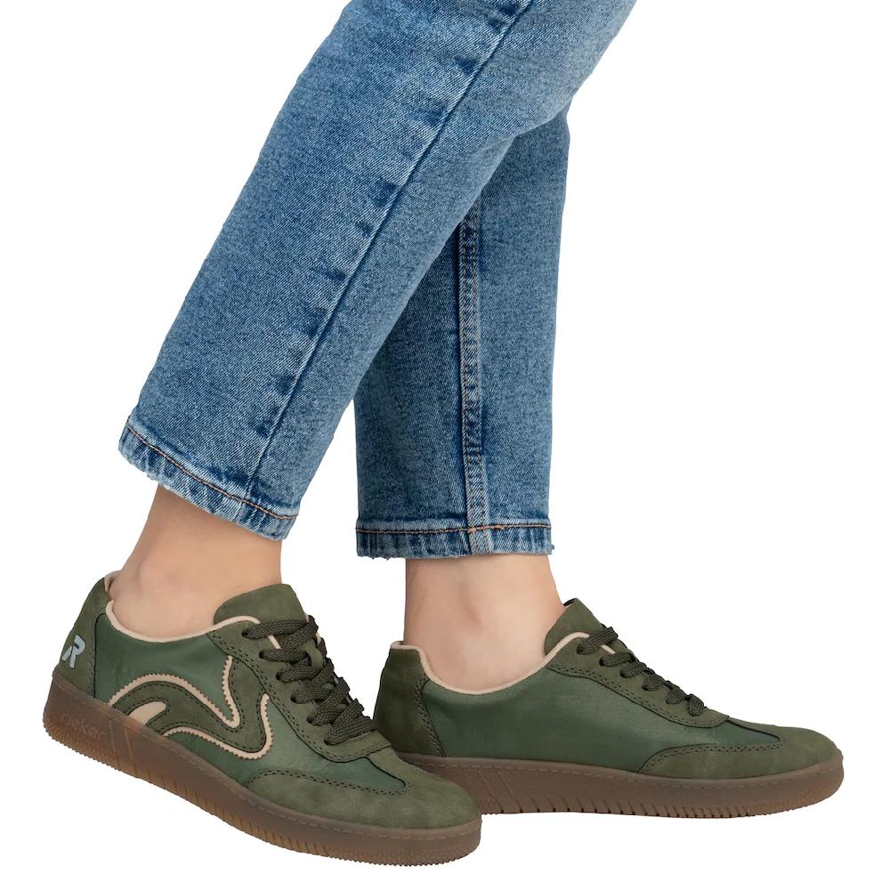 RIEKER Sport Plateausneaker Freizeitschuh Halbschuh Schnürschuh in veganer Verarbeitung bestellen 50% Rabatt für begrenzte Zeit
