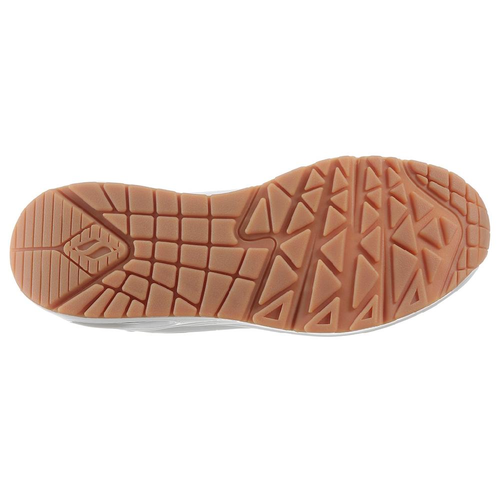 Skechers Slip-On Sneaker »UNO SHIMMER AWAY« Slipper Freizeitschuh Plateausneaker mit modischem Keilabsatz ▷ für 2025