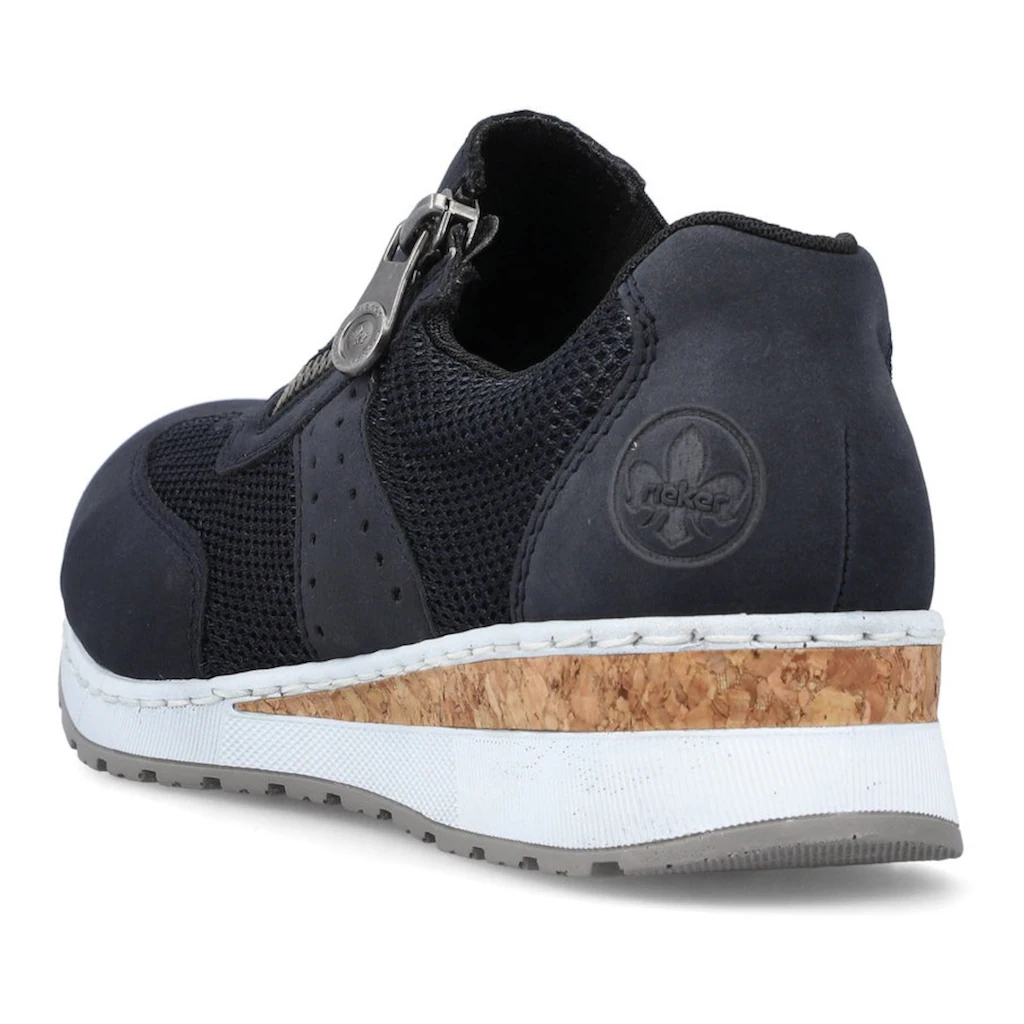 Rieker Slip-On Sneaker Slipper Schlupfschuh Freizeitschuh im Materialmix bestellen Outlet