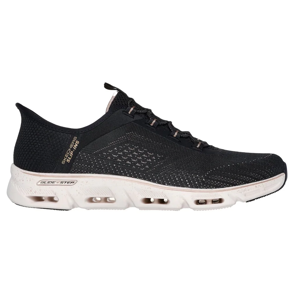 Skechers Slip-On Sneaker »GLIDE-STEP GRATIFY-PACE« Schlupfschuh Komfortschuh mit elastischer Schnürung ▷ für Angebote