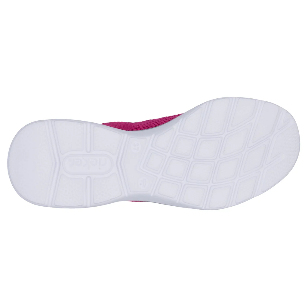 RIEKER Sport Slip-On Sneaker Slipper Freizeitschuh Schlupfschuh mit Elastik-Einstieg kaufen im Angebot