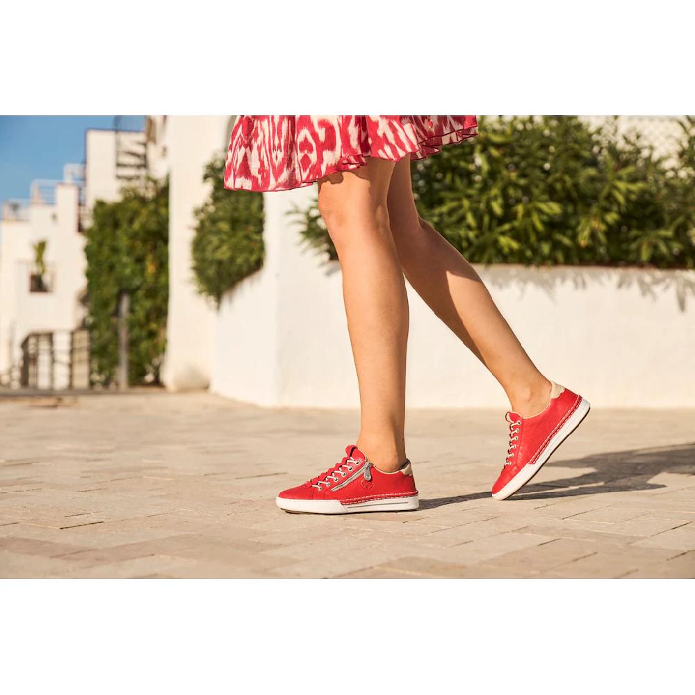 Rieker Slip-On Sneaker Slipper Schlupfschuh Halbschuh Freizeitschuh in schmaler Form ▷ für Günstiger Verkauf